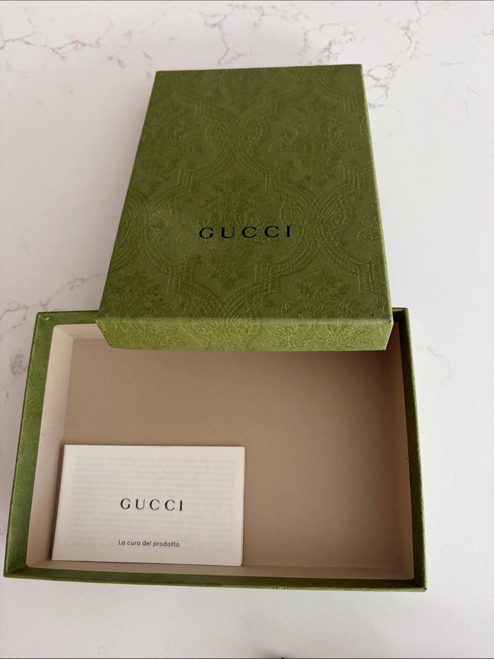 Gucci GG Marmont Black Pebbled Leather Wallet Bamboo Zip Pull w/ Box & Dust Bag. - Picture 3 of 7